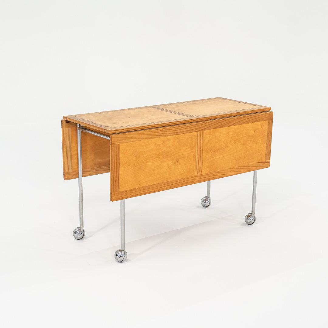 1971 Bruno Mathsson for Firma Karl Mathsson Berit Trolley Cart in Birch and Ash