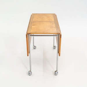 1971 Bruno Mathsson for Firma Karl Mathsson Berit Trolley Cart in Birch and Ash