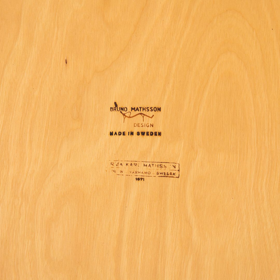 1971 Bruno Mathsson for Firma Karl Mathsson Berit Trolley Cart in Birch and Ash