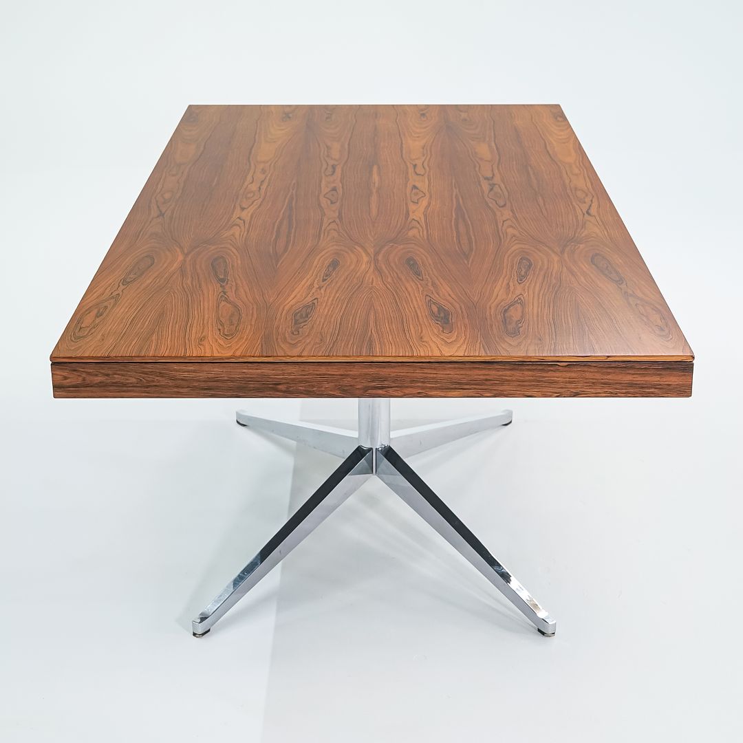 SOLD 1960s Florence Knoll Partners Desk, Model 2485 in Brazilian Rosewood