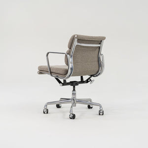 SOLD 2003 Soft Pad Management Chair, EA435 by Ray and Charles Eames for Herman Miller in Grey Boucle 3x Available