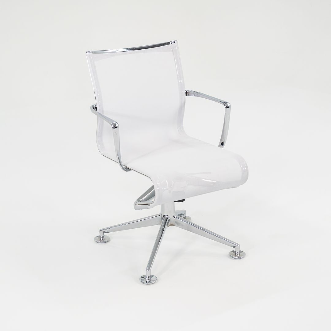 2010s Alias Meetingframe + Tilt 47 447 Chair with Arms by Alberto Meda in Grey 3x Available