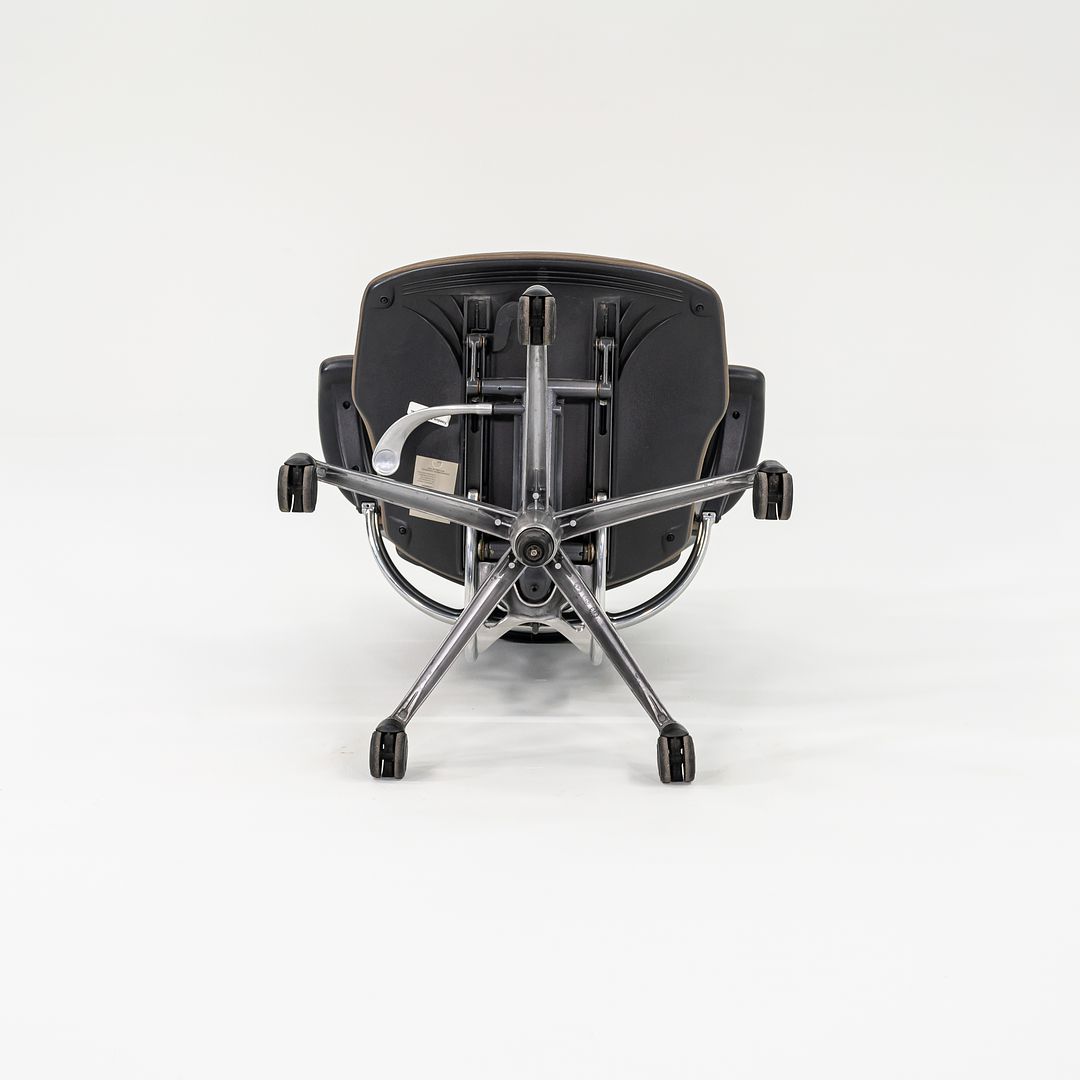 SOLD 2000s Niels Diffrient for Humanscale Freedom Desk Chair in Dark Tan Leather
