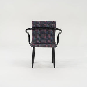 1986 Pair of Mandarin Chair by Ettore Sottsass for Knoll in Patterned Fabric
