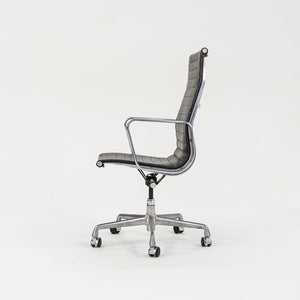 2010 Aluminum Group Executive Desk Chair by Ray and Charles Eames for Herman Miller in Black Naugahyde 2x Available