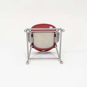 2013 Jeff Weber for Herman Miller Caper Stacking Bar Stool In Red with Arms 11x Available