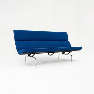 2006 S-473 Compact Sofa by Ray and Charles Eames for Herman Miller with New Blue Upholstery