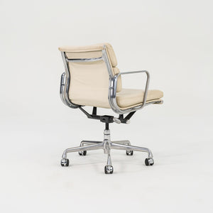 SOLD 2005 Soft Pad Management Desk Chair by Charles and Ray Eames for Herman Miller in Ivory Leather 12x Available
