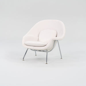 2022 Child-Size Womb Chair, Model 70LS by Eero Saarinen for Knoll in White Leather