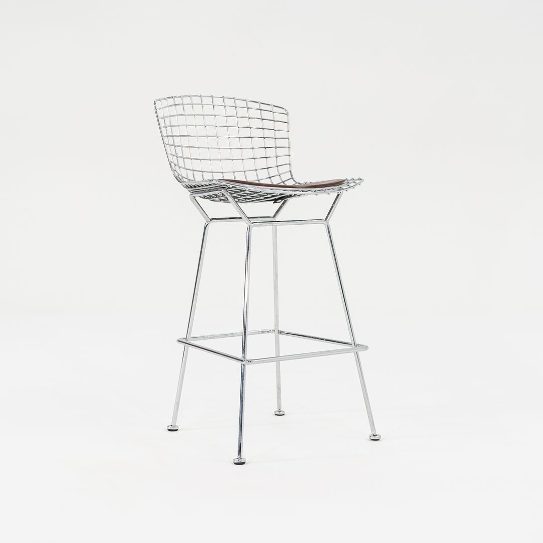 2009 Bertoia Bar Stool, Model 428C by Harry Bertoia for Knoll 4x Available