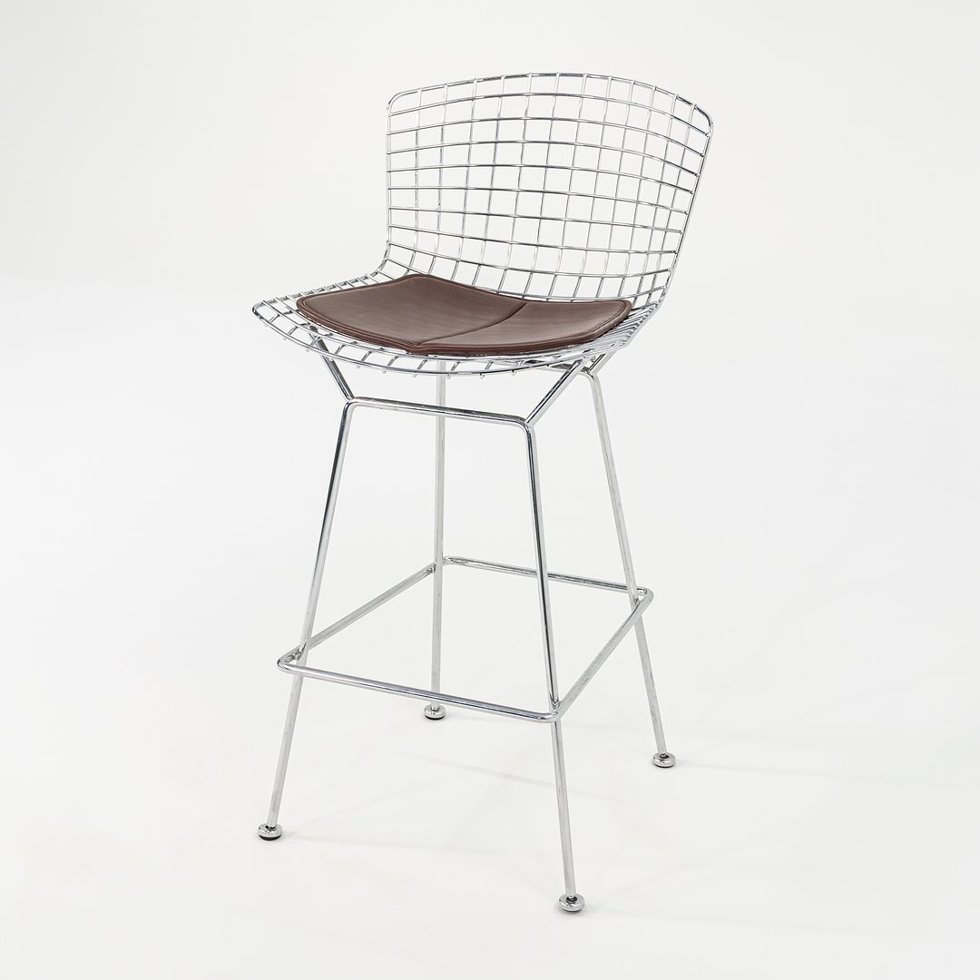 2009 Bertoia Bar Stool, Model 428C by Harry Bertoia for Knoll 4x Available