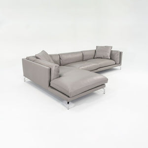 2018 Como Sectional Sofa by Giorgio Soressi for Design Within Reach in Grey Leather