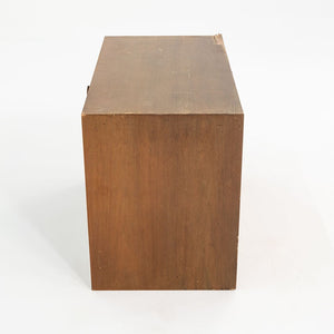 1954 BCS Four Drawer Cabinet, Model 4606 by George Nelson for Herman Miller in Walnut (without bench)