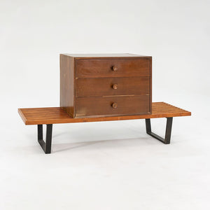 1954 BCS Cabinet, Model 4603 by George Nelson for Herman Miller in Walnut (No Bench)