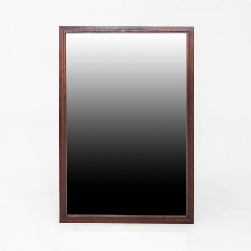 1960s Jack Cartwright for Founders Wall Mirror in Walnut 32 x 48 x 1 inches