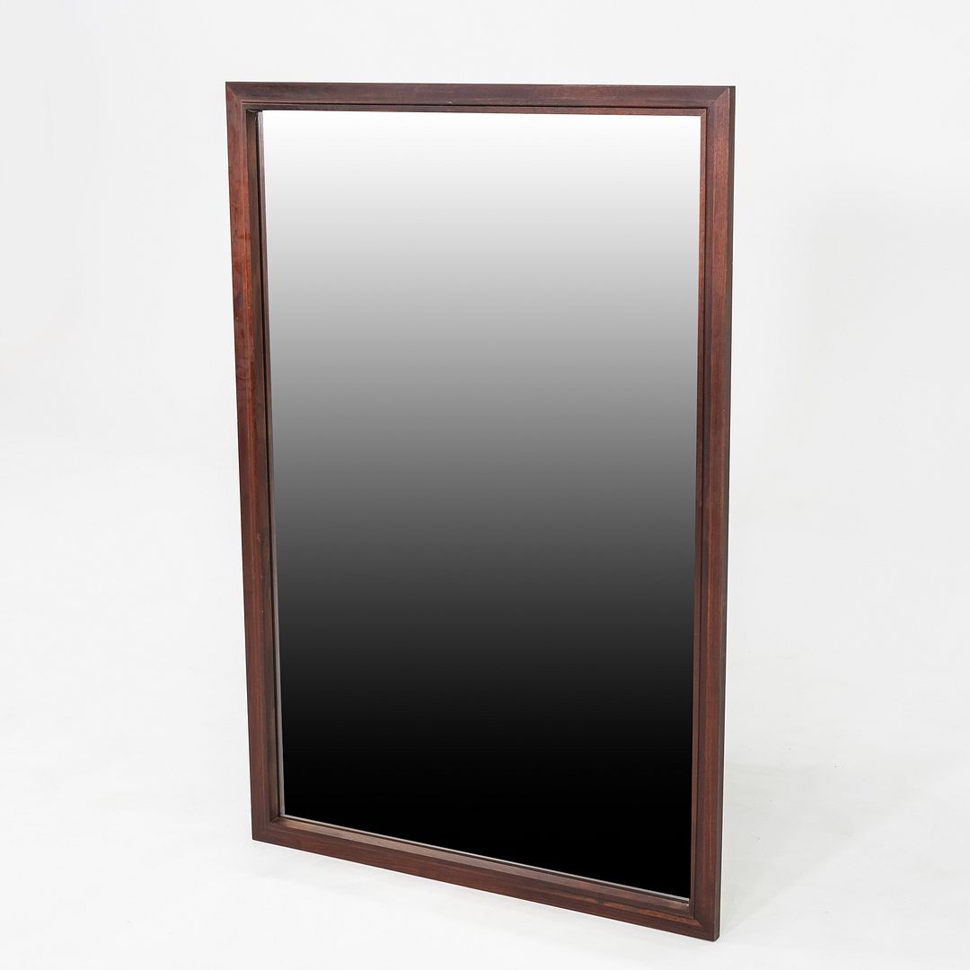 1960s Jack Cartwright for Founders Wall Mirror in Walnut 32 x 48 x 1 inches