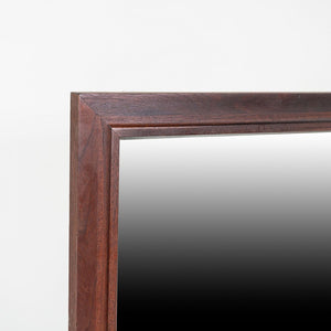 1960s Jack Cartwright for Founders Wall Mirror in Walnut 32 x 48 x 1 inches