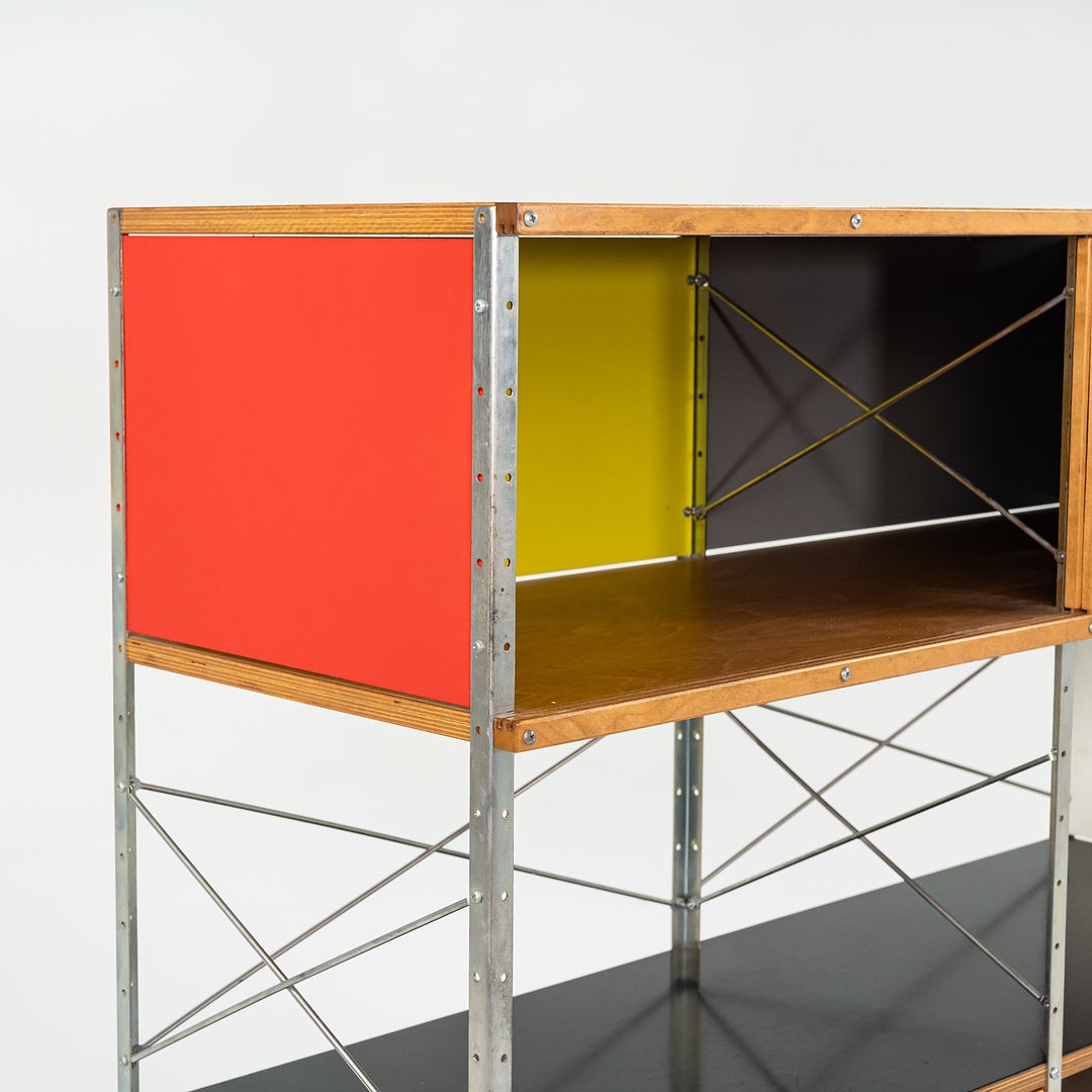SOLD ESU 420 Storage Unit / Cabinet by Ray and Charles Eames for Herman Miller with Multi-Color Panels
