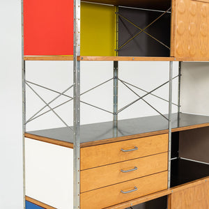 SOLD ESU 420 Storage Unit / Cabinet by Ray and Charles Eames for Herman Miller with Multi-Color Panels
