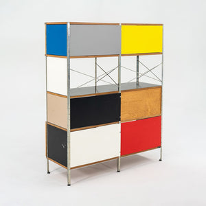 SOLD ESU 420 Storage Unit / Cabinet by Ray and Charles Eames for Herman Miller with Multi-Color Panels