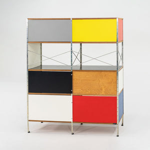 SOLD ESU 420 Storage Unit / Cabinet by Ray and Charles Eames for Herman Miller with Multi-Color Panels