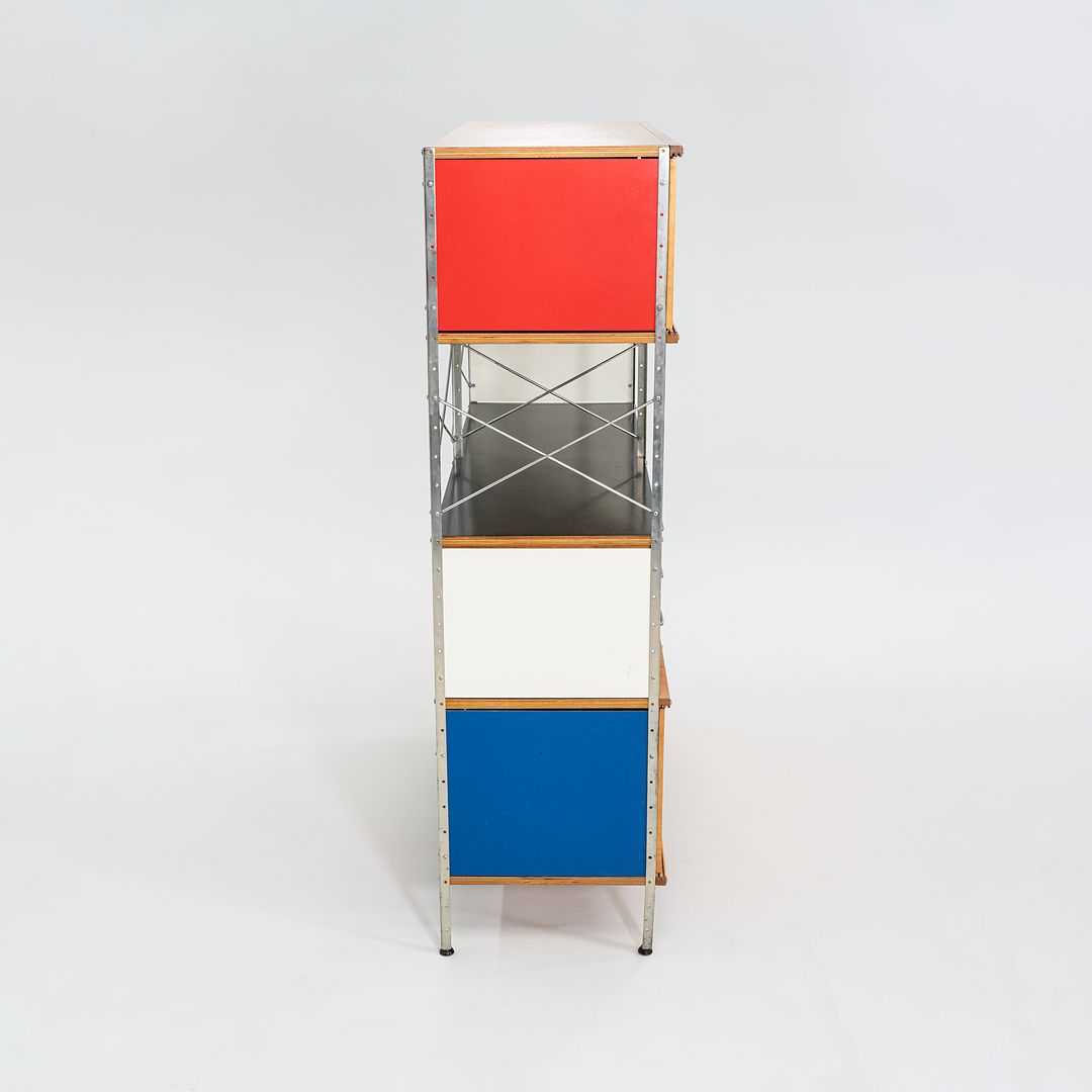 SOLD ESU 420 Storage Unit / Cabinet by Ray and Charles Eames for Herman Miller with Multi-Color Panels