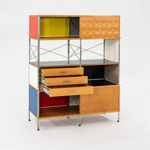 SOLD ESU 420 Storage Unit / Cabinet by Ray and Charles Eames for Herman Miller with Multi-Color Panels