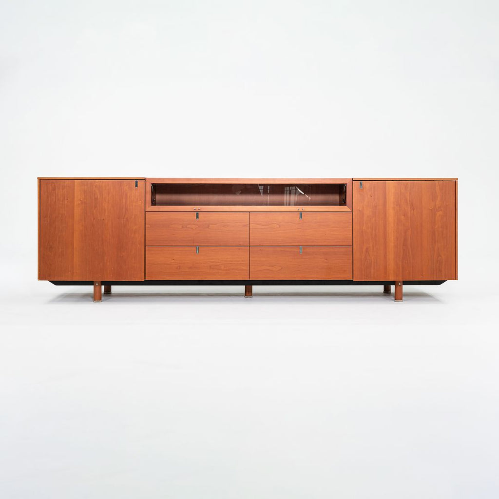 1990s ARCO / Poliform Cabinet in Cherry with Glass Case