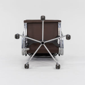 2006 Soft Pad Executive Chair, Model EA437 by Charles and Ray Eames for Herman Miller in Brown Leather 3x Available