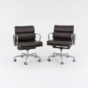 SOLD 2006 Soft Pad Management Chair, EA435 by Charles Eames, Ray Eames for Herman Miller in Leather 6x Available