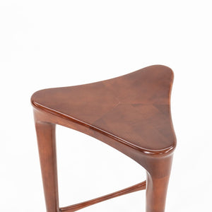 2010s 2 BY 3 Counter Stool by 2 BY 3 Design for Geiger in Cherry Wood 11x Available