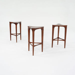 2010s 2 BY 3 Counter Stool by 2 BY 3 Design for Geiger in Cherry Wood 8x Available