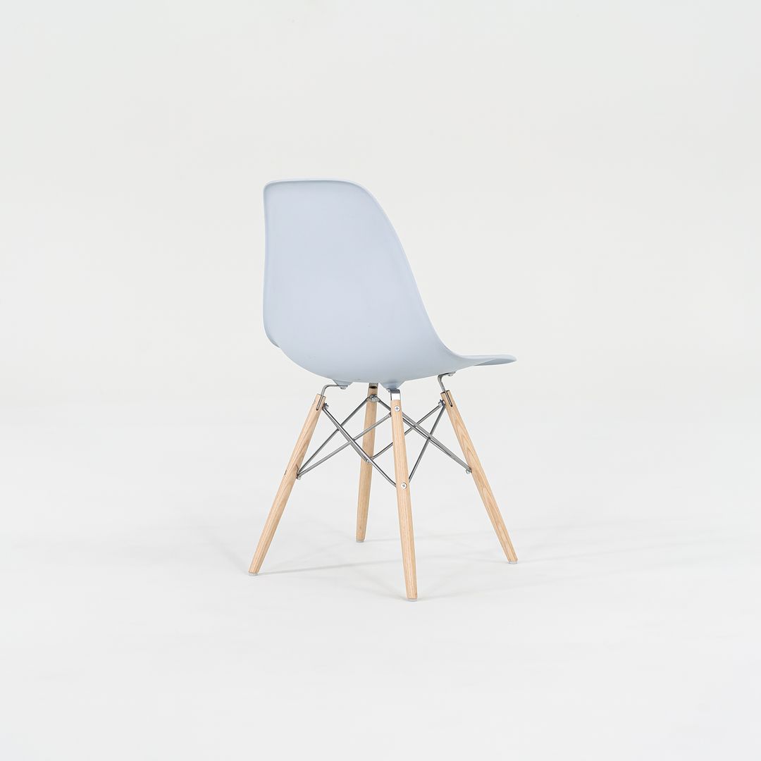 SOLD 2019 DSW Side Chair with Dowel Base by Ray and Charles Eames for Herman Miller Plastic, Steel, Wood, Rubber