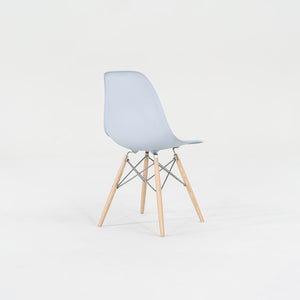 2019 DSW Side Chair with Dowel Base by Ray and Charles Eames for Herman Miller Plastic, Steel, Wood, Rubber