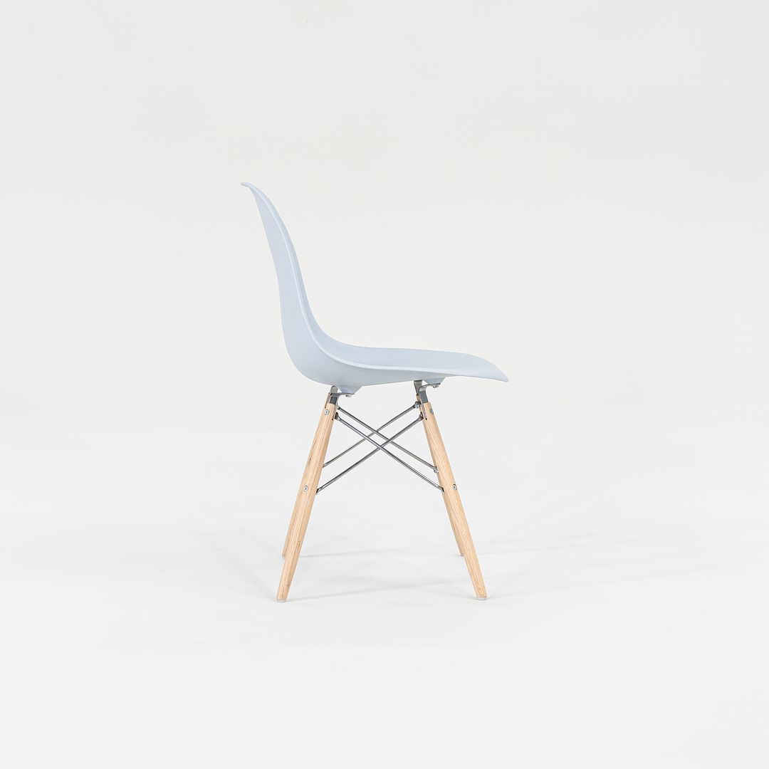 SOLD 2019 DSW Side Chair with Dowel Base by Ray and Charles Eames for Herman Miller Plastic, Steel, Wood, Rubber