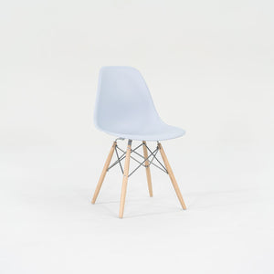 2019 DSW Side Chair with Dowel Base by Ray and Charles Eames for Herman Miller Plastic, Steel, Wood, Rubber