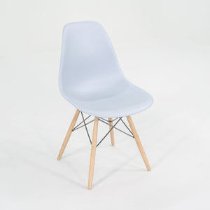 SOLD 2019 DSW Side Chair with Dowel Base by Ray and Charles Eames for Herman Miller Plastic, Steel, Wood, Rubber