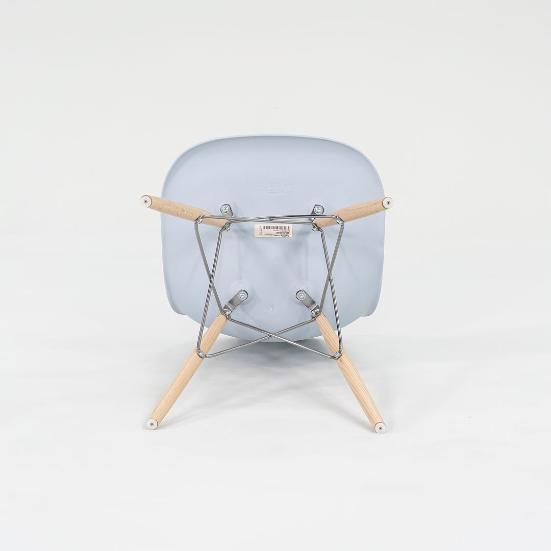 SOLD 2019 DSW Side Chair with Dowel Base by Ray and Charles Eames for Herman Miller Plastic, Steel, Wood, Rubber