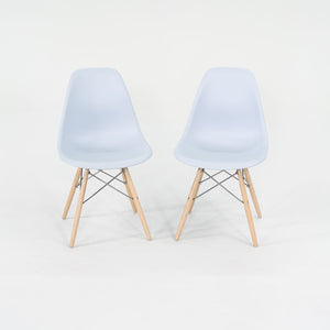 SOLD 2019 DSW Side Chair with Dowel Base by Ray and Charles Eames for Herman Miller Plastic, Steel, Wood, Rubber