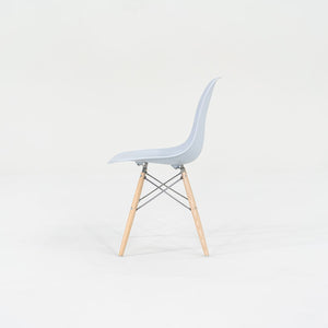 2019 DSW Side Chair with Dowel Base by Ray and Charles Eames for Herman Miller Plastic, Steel, Wood, Rubber