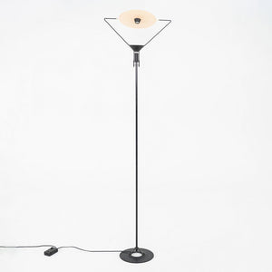 C. 1980s Polifemo Floor Lamp Carlo Forcolini Artemide Mirror Halogen Reflector