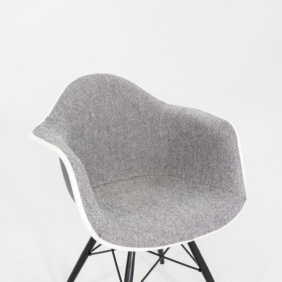 2022 Herman Miller Eames DAW Dining Chair Grey Fabric Upholstery & Eiffel Base
