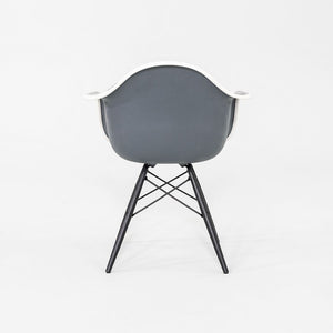 2022 Herman Miller Eames DAW Dining Chair Grey Fabric Upholstery & Eiffel Base