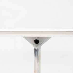2011 Scott Wilson for Steelcase / Coalesse Round White Laminate Dining Table 48"