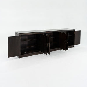1950s Edward Wormley for Dunbar Walnut Ming Sideboard Cabinet w/ Brass Hardware