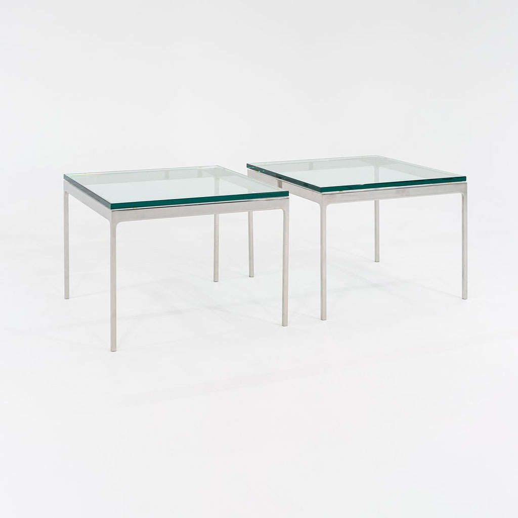 SOLD 1970s TA.24G Square Side Table by Nicos Zographos for Zographos Designs 24 inch 2x Available