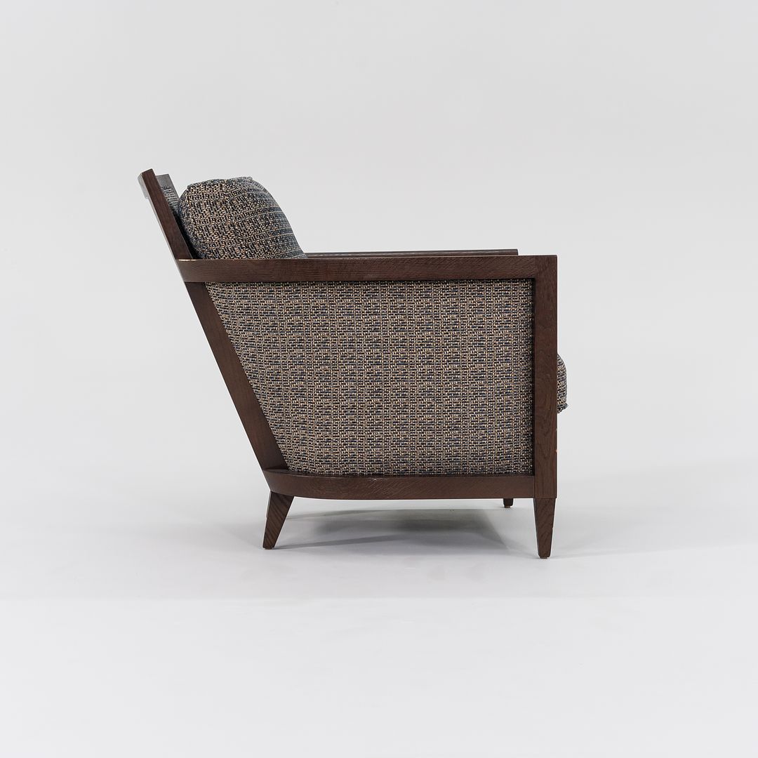SOLD 2011 Pair of Hemp Sail Club Chairs by John Hutton for Holly Hunt in Fabric
