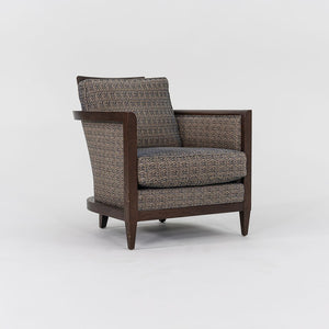 SOLD 2011 Pair of Hemp Sail Club Chairs by John Hutton for Holly Hunt in Fabric