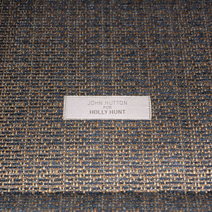 SOLD 2011 Pair of Hemp Sail Club Chairs by John Hutton for Holly Hunt in Fabric