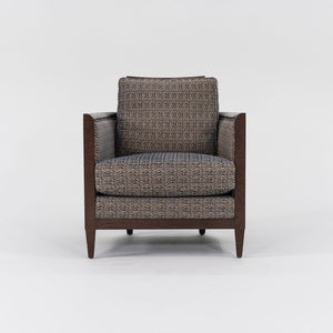 SOLD 2011 Pair of Hemp Sail Club Chairs by John Hutton for Holly Hunt in Fabric